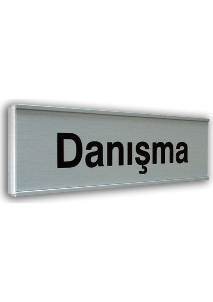 Alumınyum Plate Levha DANIŞMA 7 x 25 cm