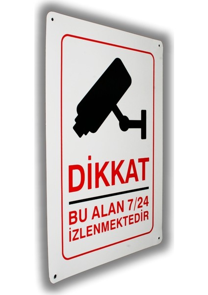 Metal Iş Güvenliği Uyarı ve Yönlendirme Levhaları 25,5 x 36 cm
