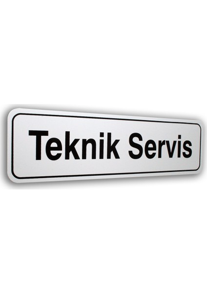 Pvc Foam Levha TEKNİK SERVİS 7 x 25 cm