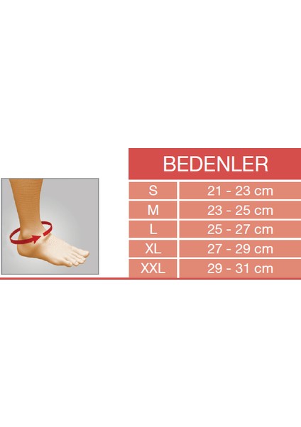 Orx-A 714 Bağcıklı Ayak Bilekliği