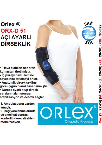 Orx-D 51 Açı Ayarlı Dirseklik