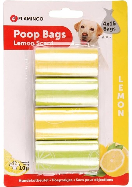 Köpek Tuvalet Poşeti Limon 4 x 15 Adet