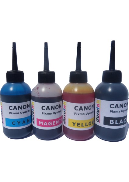 Canon İp2850 Mg2400 Mg2450 Pg 545 Cl 546 Kartuş Mürekkep Dolum Seti 4x100 ml Renkli