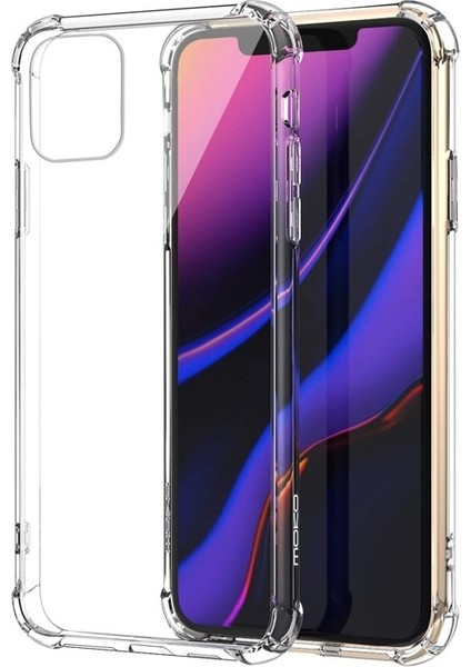 Apple iPhone 11 Pro Kılıf AntiShock Ultra Koruma + Nano Glass Şeffaf