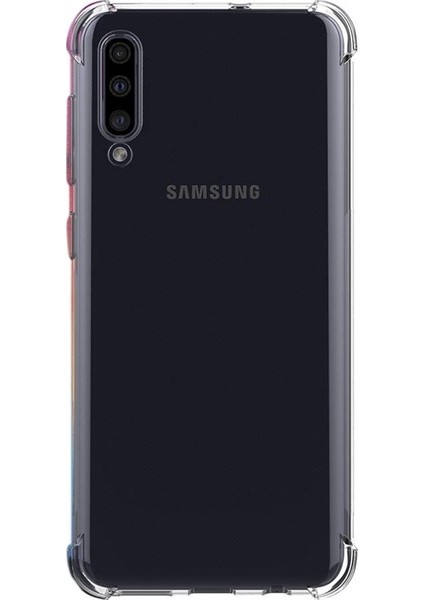 Samsung Galaxy A30s Kılıf AntiShock Ultra Koruma Sert Kapak Şeffaf