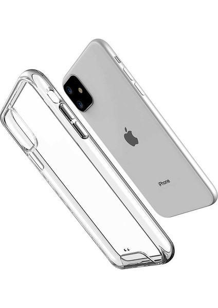 Apple iPhone 11 Kılıf Gard Nitro Şeffaf Sert Silikon Şeffaf