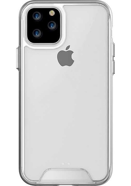 Apple iPhone 11 Pro Max Kılıf Gard Nitro Şeffaf Sert Silikon Şeffaf