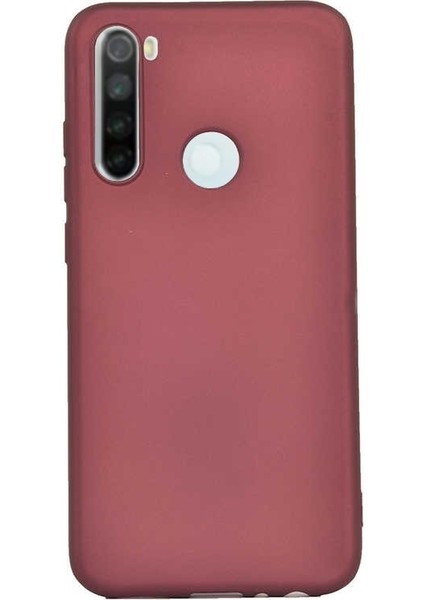 Xiaomi Redmi Note 8 Kılıf Premier Silikon Esnek Arka Koruma Mürdüm