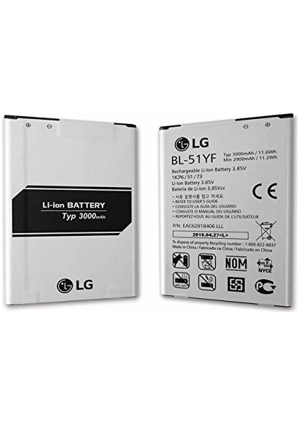 Lg K8 2017 3000 Mah Batarya