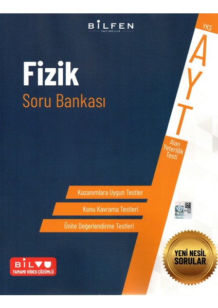 Bilfen Yayınları 12. Sınıf AYT Fizik Soru Bankası