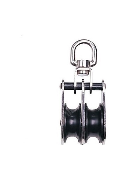 Krom Paslanmaz Çiftli Tekne Makarası 06-08 mm