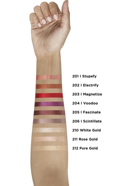 Rouge Signature Metallic Likit Ruj - 205 I Fascinate