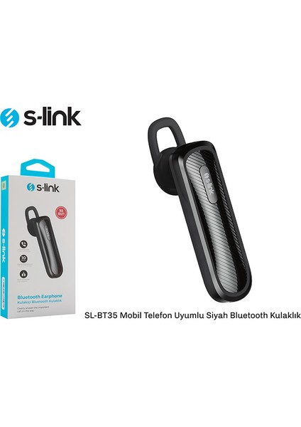 SL-BT35 Mobil Uyumlu Siyah Bluetooth Kulaklık