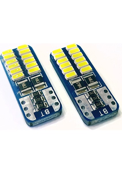 T1024 Smd Beyaz Mini Yassı Led Ampul Aktif Canbus Ultra Parlak Aktif Canbus Mini Led
