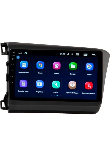 Honda 2014 Civic 9" Android Double Teyp
