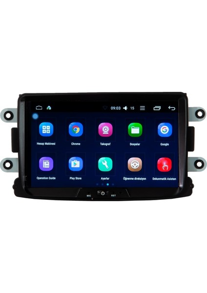 Dacia Universal 8" High Android Double Teyp