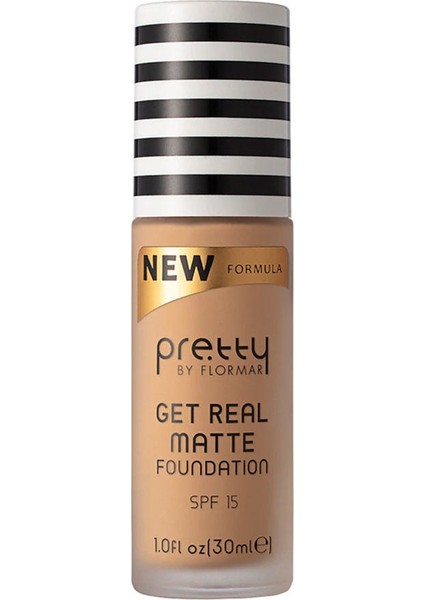 Pretty Mattifying Foundation - Mat Fondöten Medium Beige NO:008