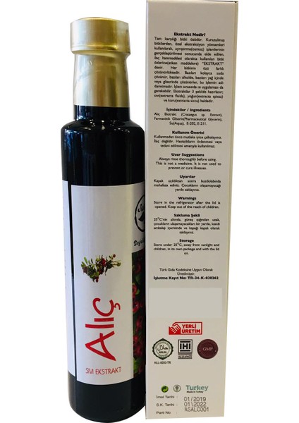 Aslı Bu Alıç Sıvı Ekstraktı 250 ml