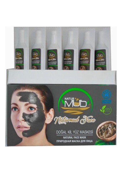 Naturmud Face ( Yüz Maskesi ) Organik Sağlık Peloid Çamuru 25 Ml, 6 Adet 1