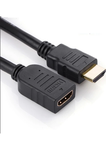 Hq-Speed HDMI -Dişi Uzatma Kablosu Altın Uçlu 4K/3D UHD 0.5 mt