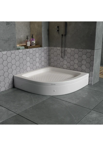 Dbbanyo Oval Duş Teknesi Panelli 70*70*20 cm