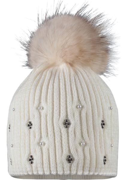 Karme SRL.C002 Cream Kadın Şapkalar