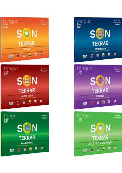 LGS 8. Sınıf Son Tekrar Seti (6 Kitap)