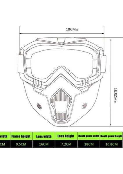 710 Jet Kask Maskesi