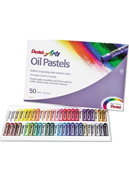 Arts Oil Pastels 50 Renk Yağlı Pastel Boya Seti