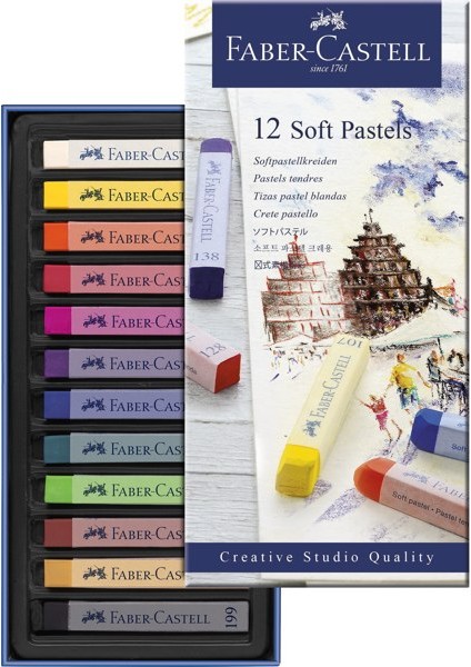 Creative Studio Toz (Soft) Pastel Boya 12 Renk