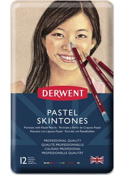 Pastel Pencil Skintones 12'li Pastel Kalem Seti Ten Renkleri