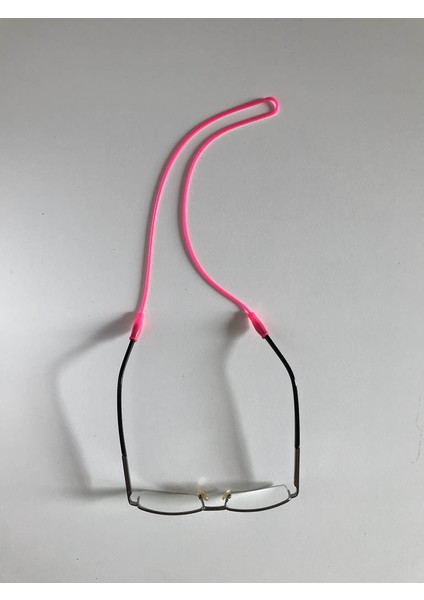 Gözlük Ipi Silikon Tekli Pembe