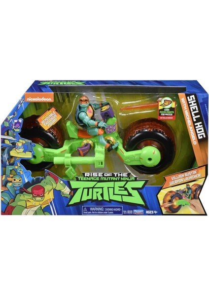 Ninja Turtles Rotmnt Araç ve Aksiyon Figür Oyun Seti - Michelangelo