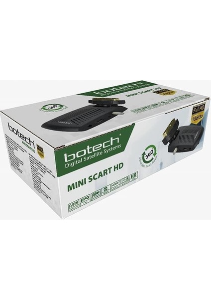 Mini Scart Uydu Alıcısı 1080P HDMI ve Scart Bağlantı