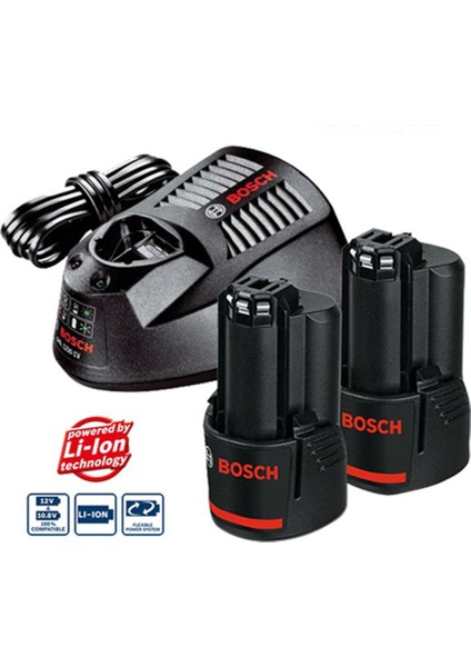 12 V Başlangıç Seti Gal 1230 Cv + 2 x Gba 12V 2.0 Ah