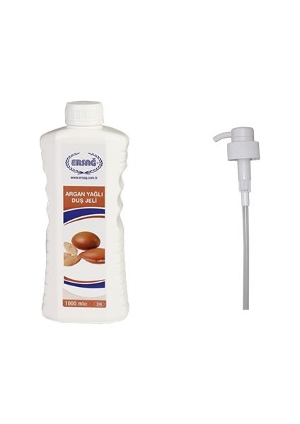 Argan Yağlı Duş Jeli 1000 ml + Pompa