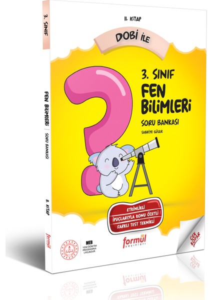 Dobi 3. Sınıf Fen Bilimleri Soru Bankası 2. Kitap