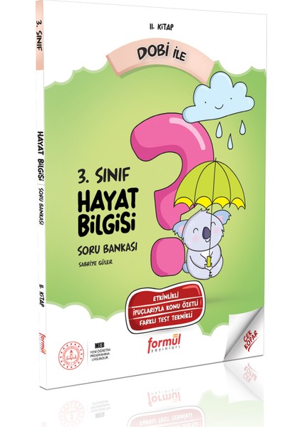 Formül Yayınları Dobi 3. Sınıf Hayat Bilgisi Soru Bankası 2. Kitap