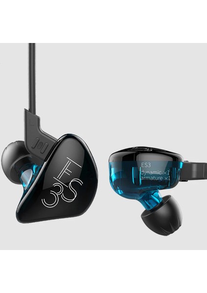 ES3 Dynamic Hybrid Dual Driver Kulak İçi Kulaklık Mavi fırsatları