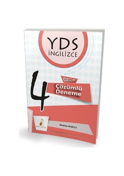 YDS İngilizce 4 Özgün Çözümlü Deneme