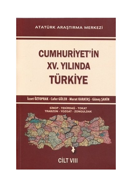 Cumhuriyet'in 15. Yılında Türkiye Cilt 8