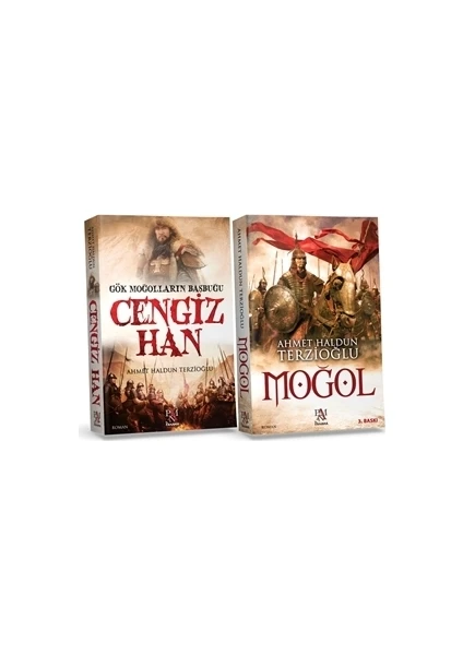 Gök Moğolların Başbuğu: Cengiz Han - Moğol - Ahmet Haldun Terzioğlu - 2 Kitap Takım