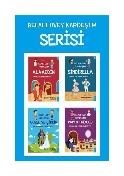 Belalı Üvey Kardeşim Serisi (4 Kitap Takım) - Jerry Mahoney