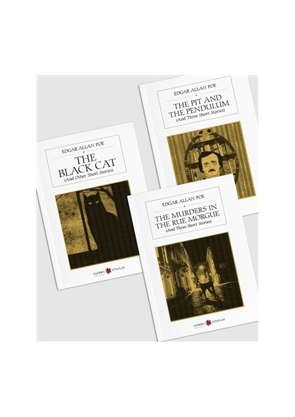 Edgar Allan Poe Seti - İngilizce (3 Kitap Takım)