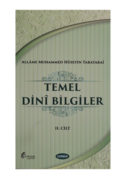 Temel Dini Bilgiler Cilt: 2