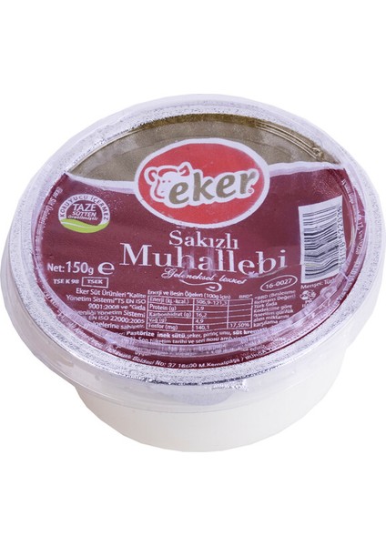 Sakızlı Muhallebi 150 gr
