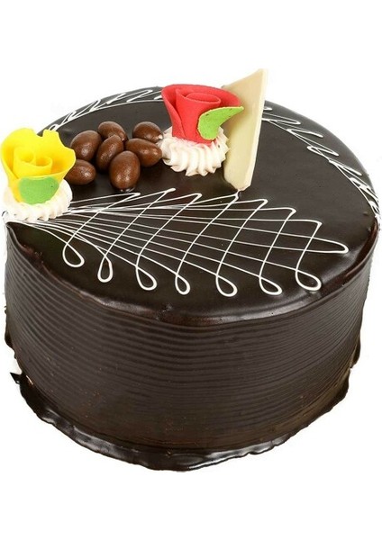 Özel Çikolatalı Fıstıklı 4-6 Kişilik Pasta