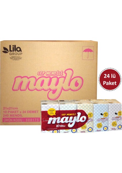 Cep Mendili 10'lu X 24 Paket 240'lı fiyatları