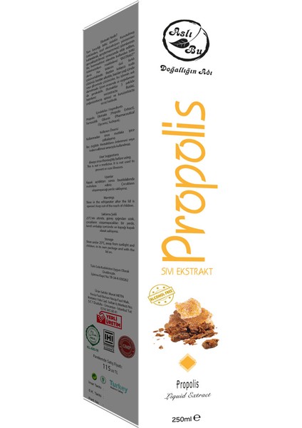 Aslı Bu Propolis Ekstraktı 250 ml