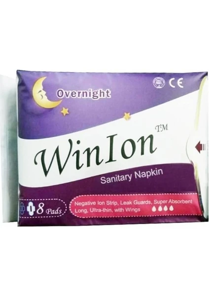 Winalite  Negatif Iyonlu Anion Ped. - Gece Pedi Mor